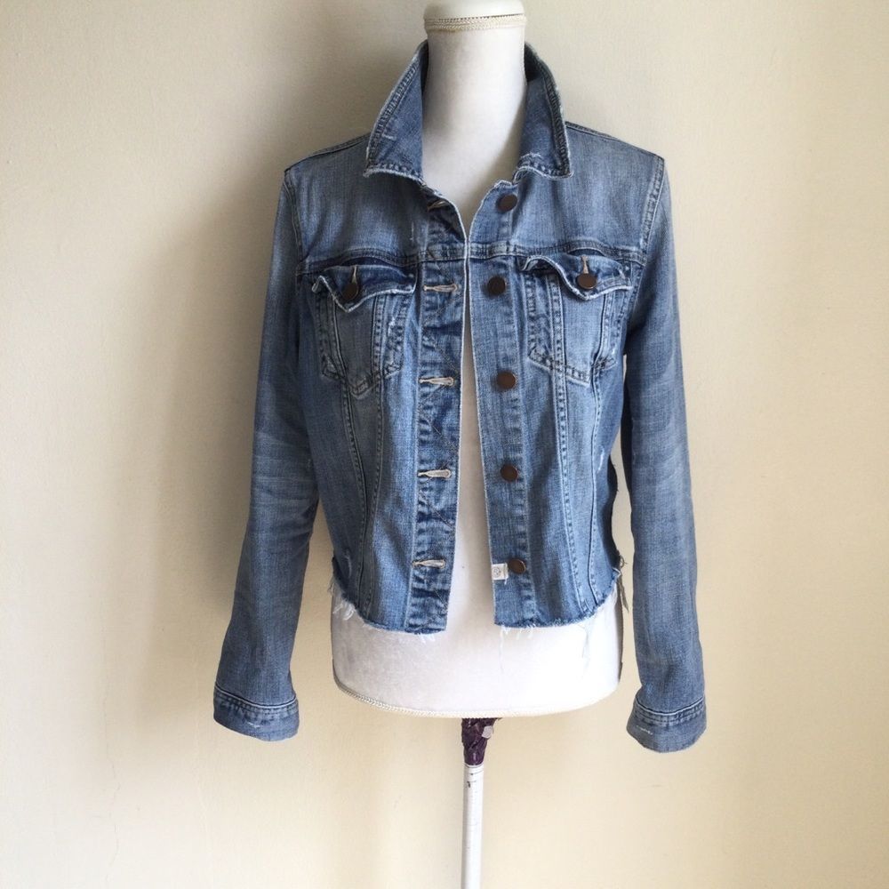 Treasure & Bond Denim Jacket Size S Light Blue Jean